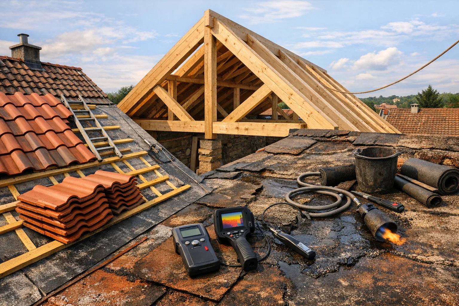 La nouvelle toiture - Couverture et rénovation de toiture à Créteil