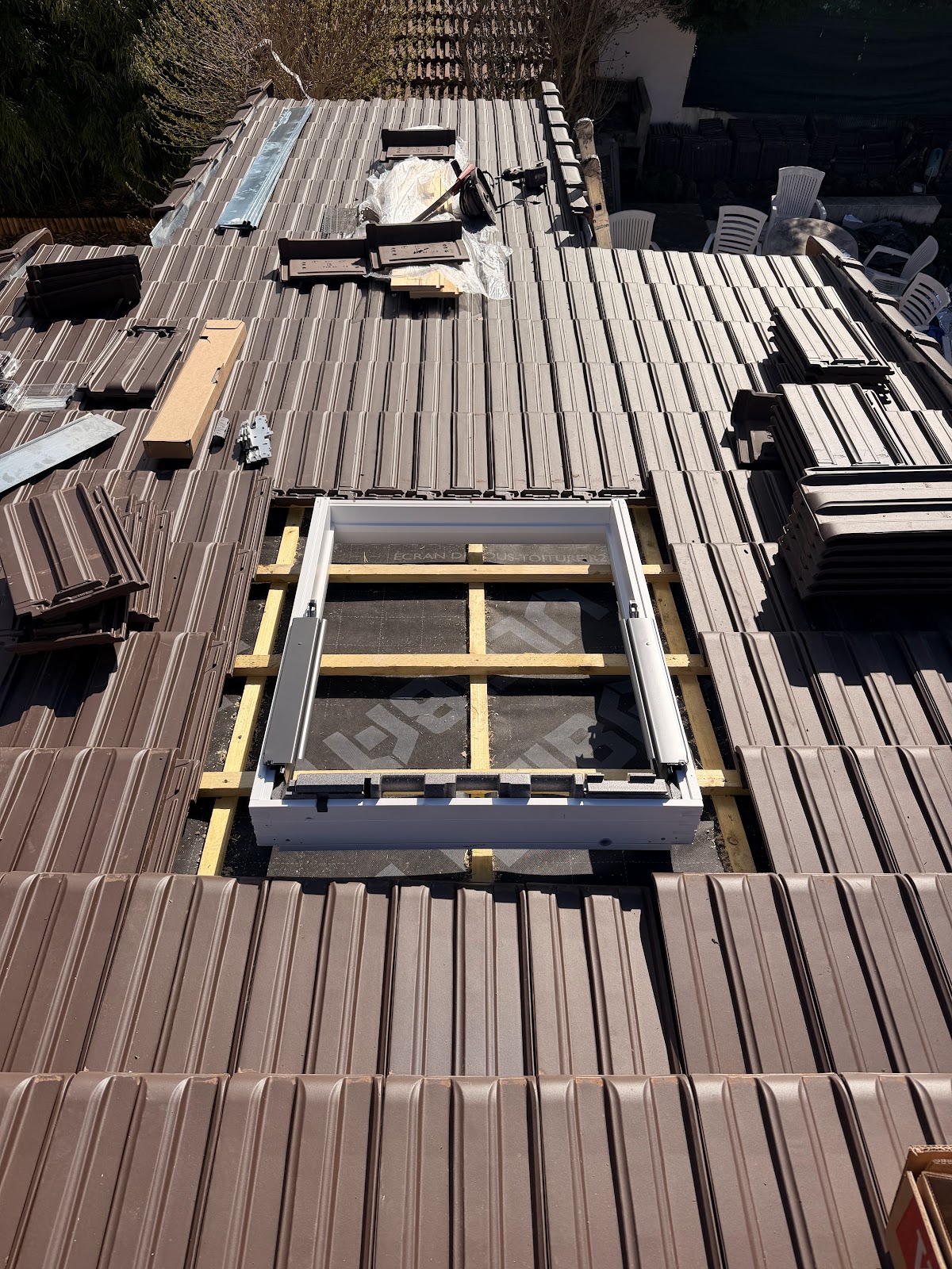 La nouvelle toiture - Réalisation couverture 1